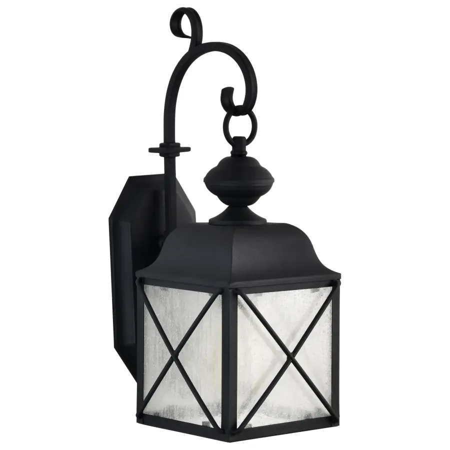Wingate 6" Outdoor Wall Fixture with Clear Seeded Glass - Image 6