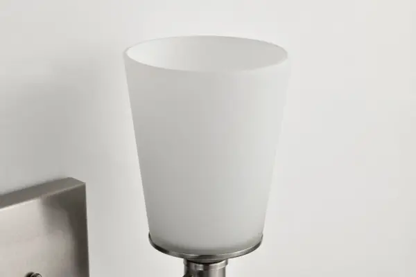 Laguna 2-Light Vanity with White Glass - Image 12