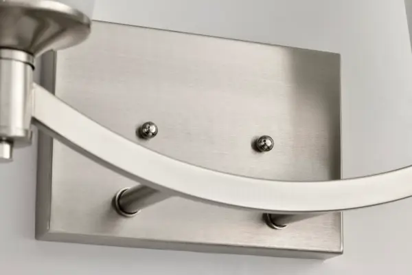 Laguna 2-Light Vanity with White Glass - Image 13