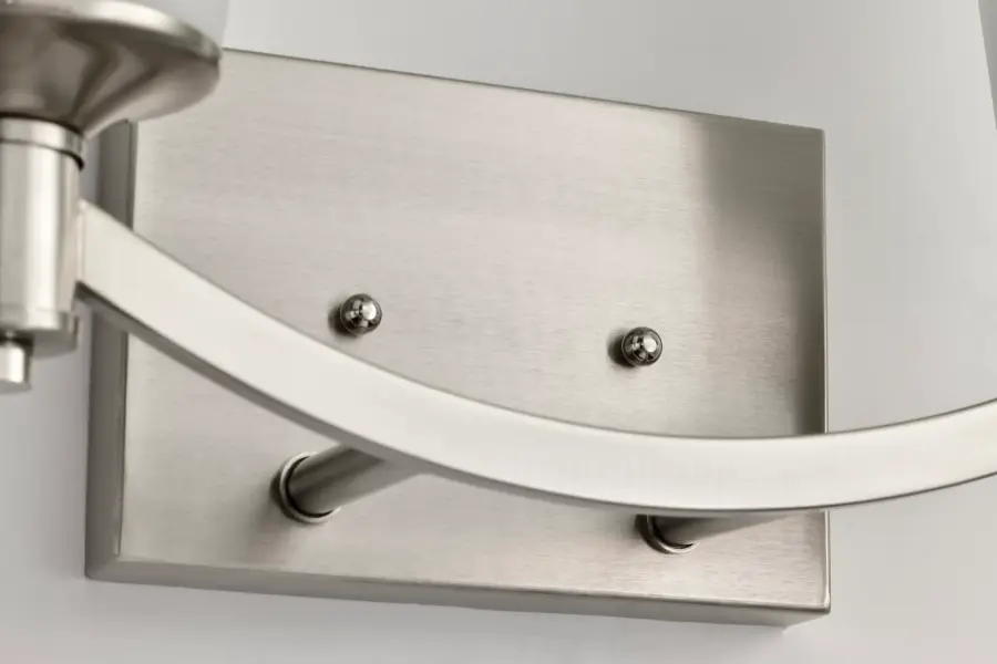 Laguna 2-Light Vanity with White Glass - Image 13
