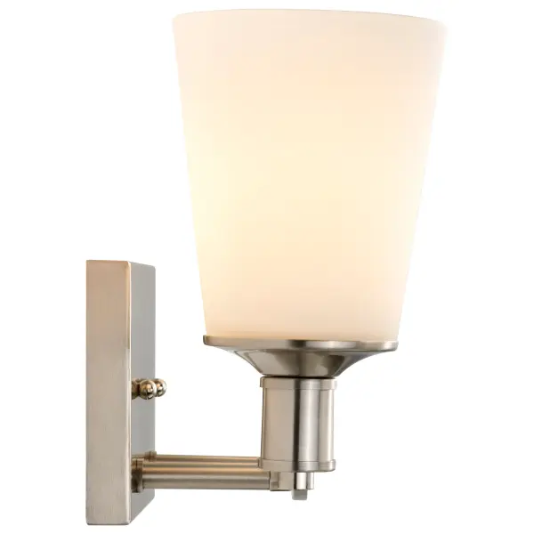 Laguna 2-Light Vanity with White Glass - Image 9