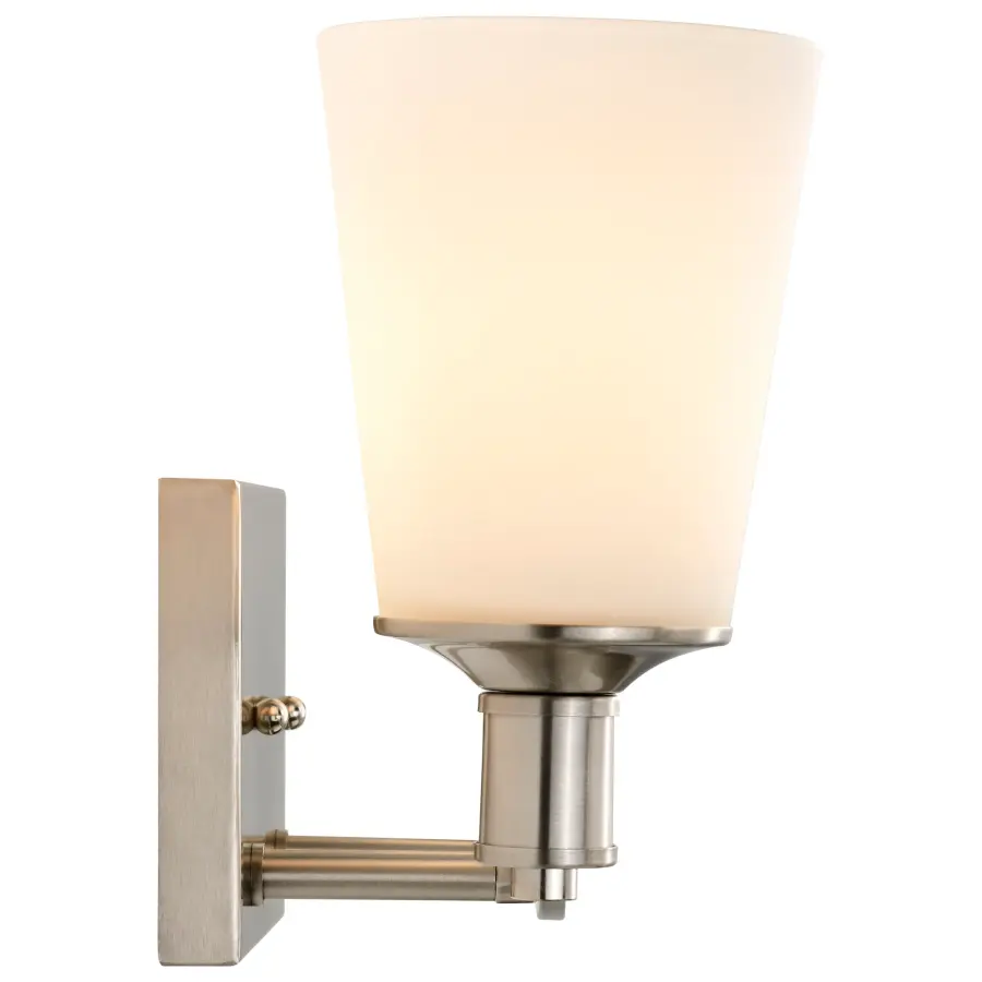 Laguna 2-Light Vanity with White Glass - Image 9