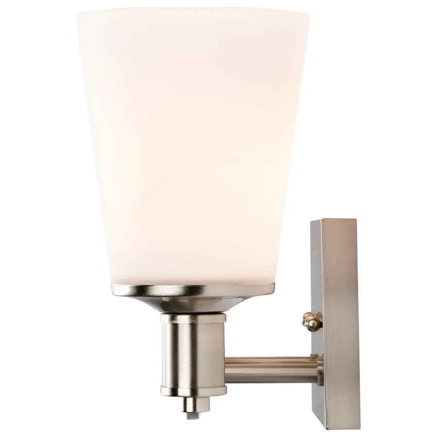 Laguna 3-Light Vanity with White Glass - Image 4