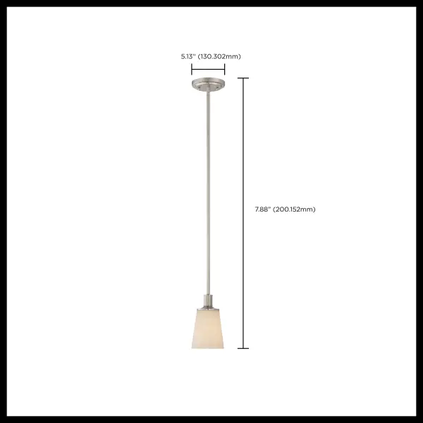 Laguna Mini Pendant with White Glass - Image 2