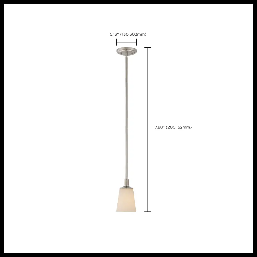 Laguna Mini Pendant with White Glass - Image 2