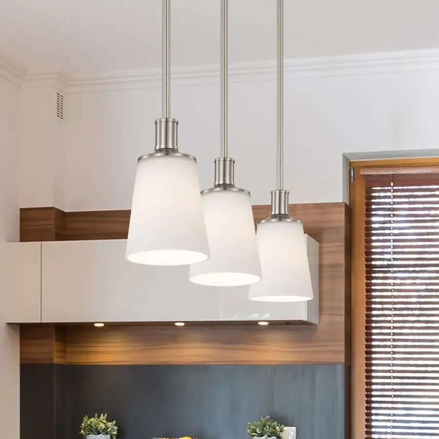 Laguna Mini Pendant with White Glass - Image 14