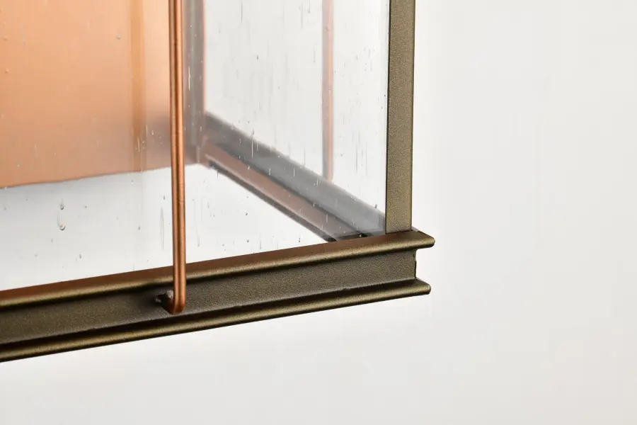 Elegant Outdoor Lantern with Vintage Charm and Copper Detailing - Image 13