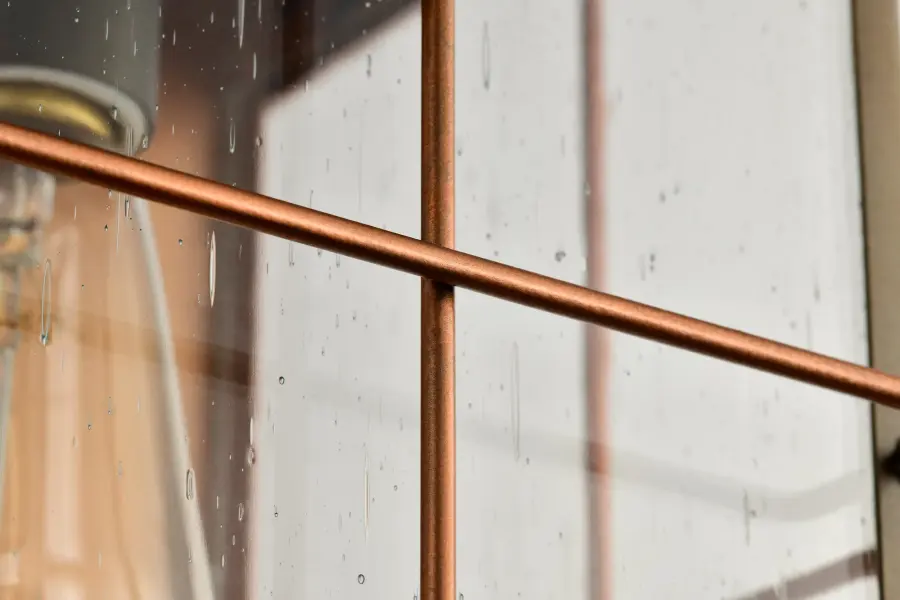 Elegant Outdoor Lantern with Vintage Charm and Copper Detailing - Image 16