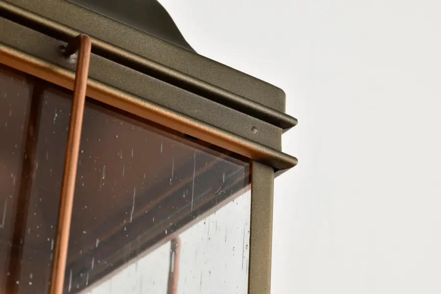 Elegant Outdoor Lantern with Vintage Charm and Copper Detailing - Image 17