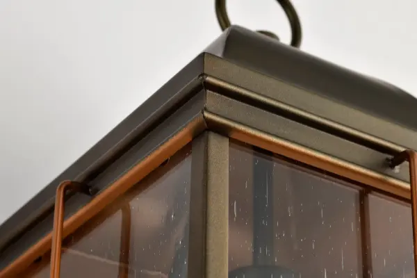 Elegant Outdoor Lantern with Vintage Charm and Copper Detailing - Image 18