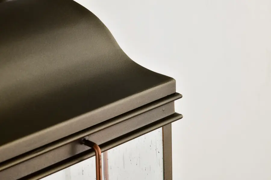 Elegant Outdoor Lantern with Vintage Charm and Copper Detailing - Image 19