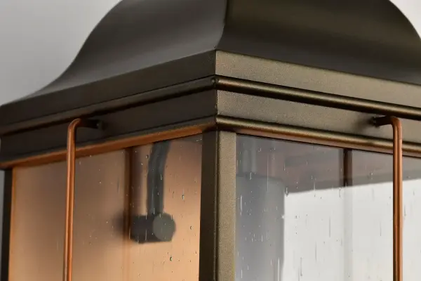 Elegant Outdoor Lantern with Vintage Charm and Copper Detailing - Image 20