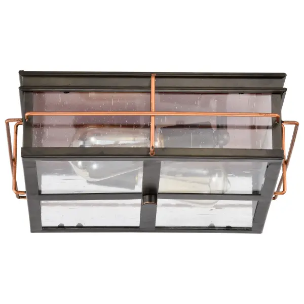 Charming Vintage-Style Outdoor Flush Mount with Warm Character - Image 9