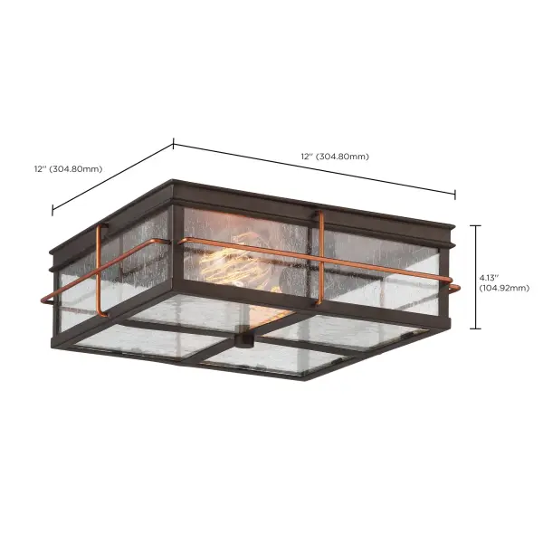 Charming Vintage-Style Outdoor Flush Mount with Warm Character - Image 10