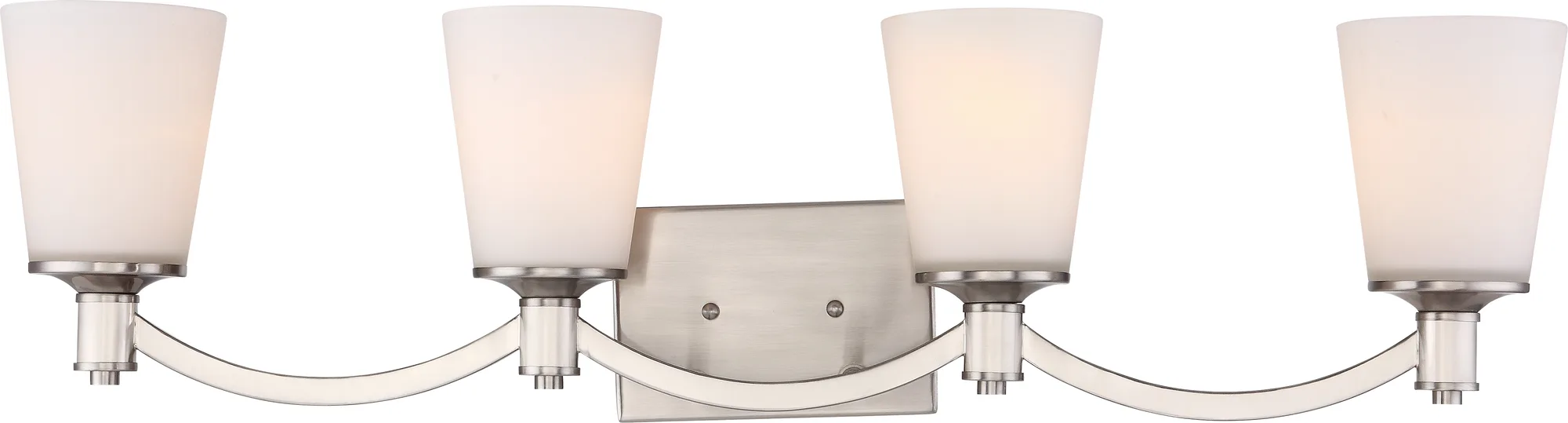 Laguna 4-Light Vanity Fixture in Brushed Nickel