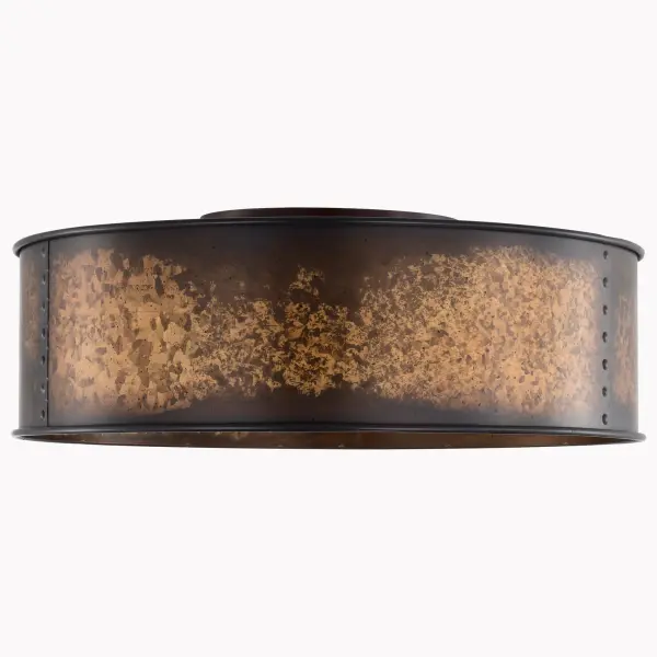 Kettle 3-Light Flush Mount with Vintage Edison Bulbs - Image 3