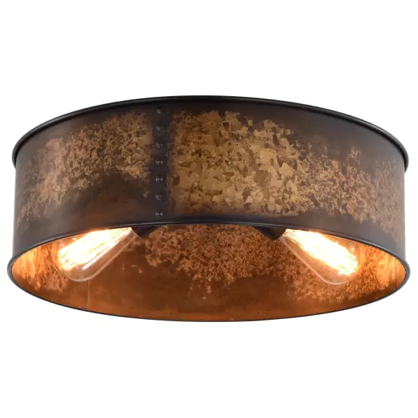 Kettle 3-Light Flush Mount with Vintage Edison Bulbs - Image 6