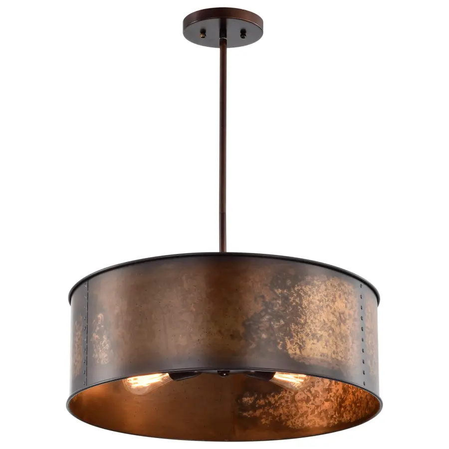 Kettle 4-Light Pendant with Vintage Edison Bulbs - Image 4