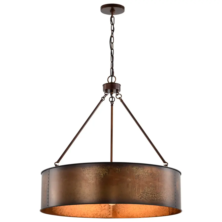 Kettle 5-Light Oversized Pendant with Vintage Edison Bulbs - Image 2