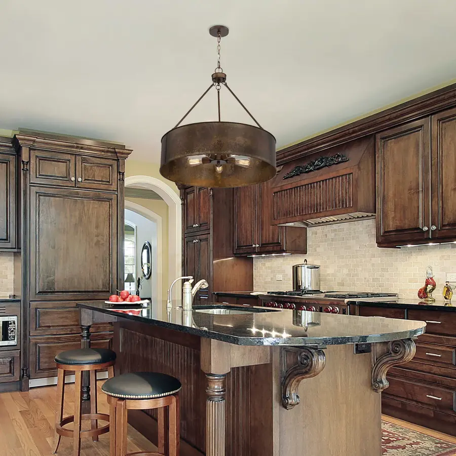 Kettle 5-Light Oversized Pendant with Vintage Edison Bulbs - Image 13