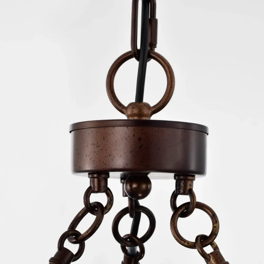 Kettle 5-Light Oversized Pendant with Vintage Edison Bulbs - Image 8