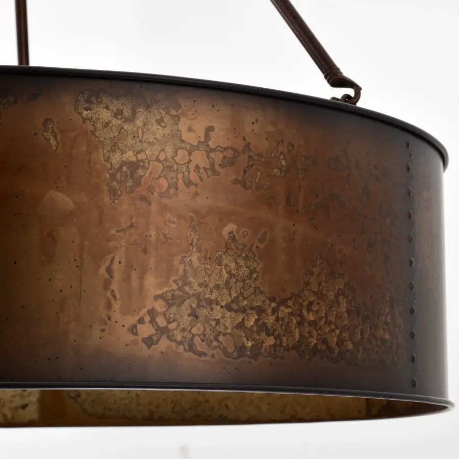 Kettle 5-Light Oversized Pendant with Vintage Edison Bulbs - Image 10