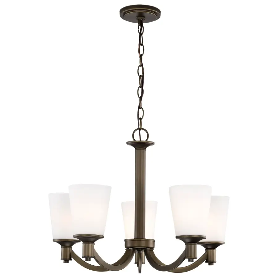 Sophisticated 5-Light Chandelier Blends Traditional Charm with Modern Appeal - Image 3