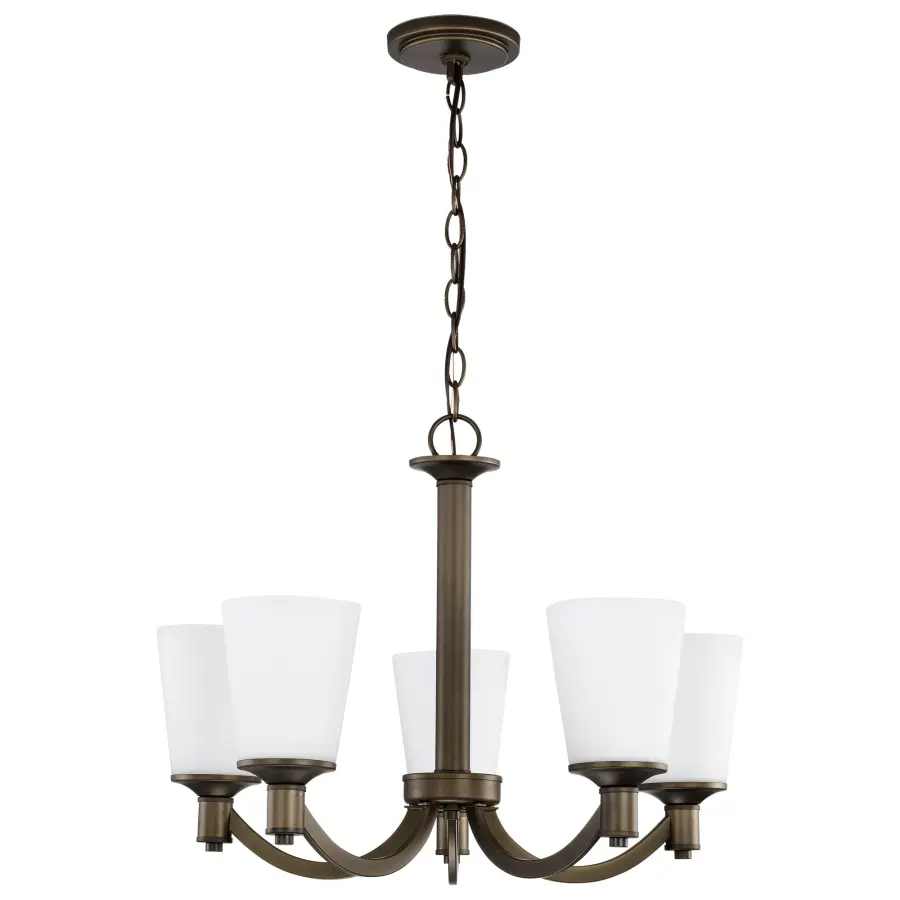 Sophisticated 5-Light Chandelier Blends Traditional Charm with Modern Appeal - Image 4