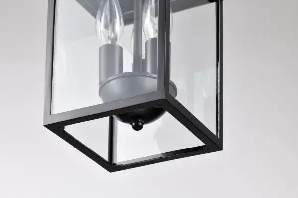 Versatile Outdoor Pendant with Classic Appeal and Clear Glass Panels - Image 11