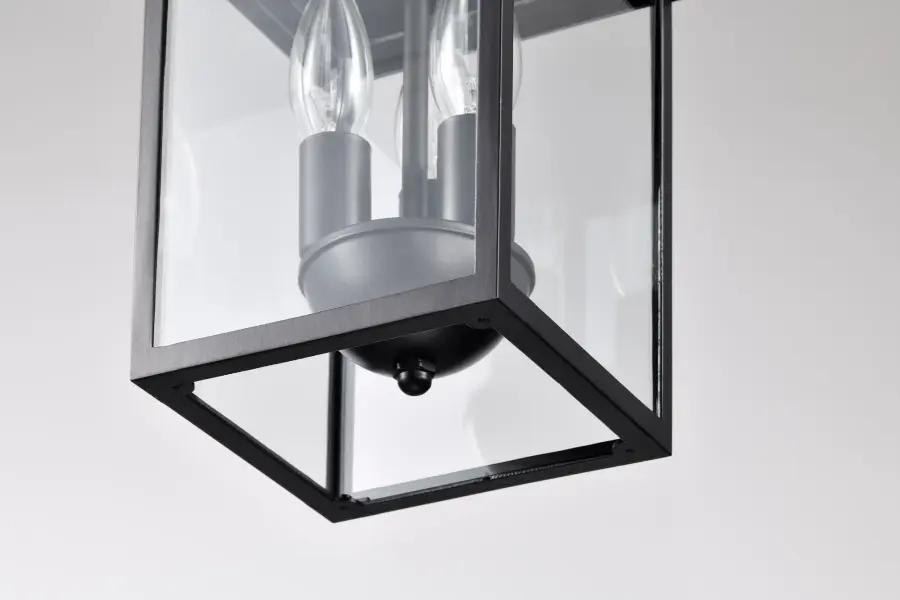 Versatile Outdoor Pendant with Classic Appeal and Clear Glass Panels - Image 11