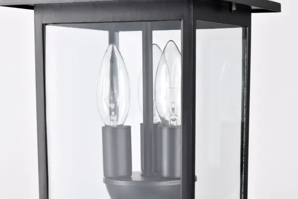 Versatile Outdoor Pendant with Classic Appeal and Clear Glass Panels - Image 5