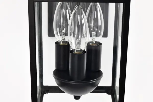 Jamesport Outdoor Wall Lantern 11" - Matte Black - Image 11