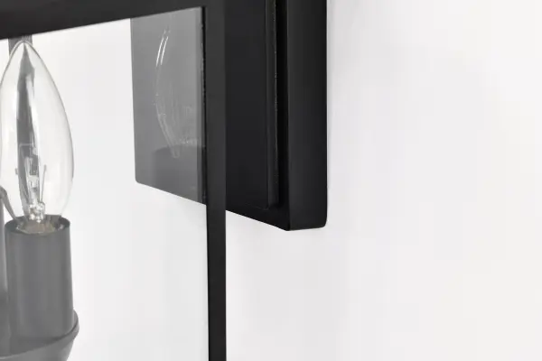 Jamesport Outdoor Wall Lantern 11" - Matte Black - Image 13