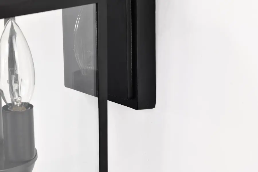 Jamesport Outdoor Wall Lantern 11" - Matte Black - Image 13