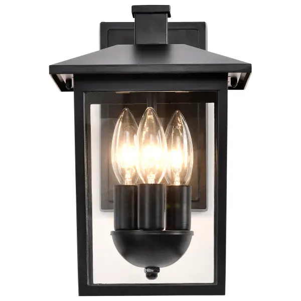 Jamesport Outdoor Wall Lantern 11" - Matte Black - Image 3