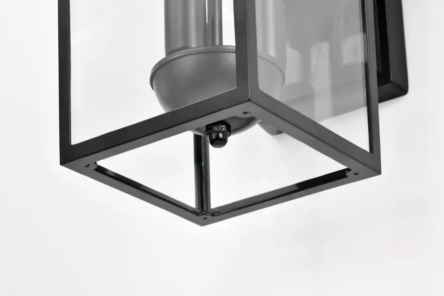 Jamesport Outdoor Wall Lantern 11" - Matte Black - Image 9