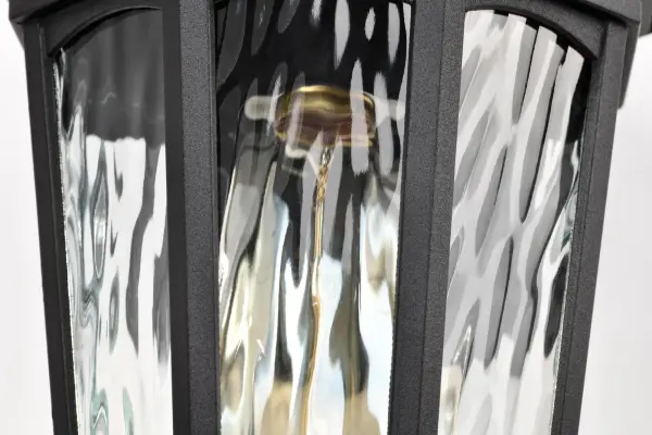 Classic Outdoor Wall Light with Provincial Charm and Water Glass Detail - Image 12