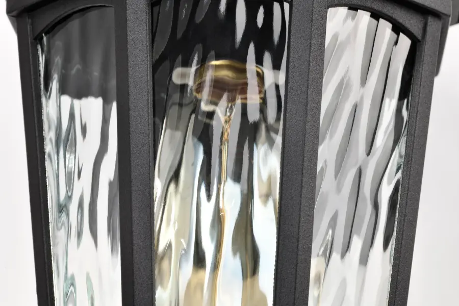 Classic Outdoor Wall Light with Provincial Charm and Water Glass Detail - Image 12