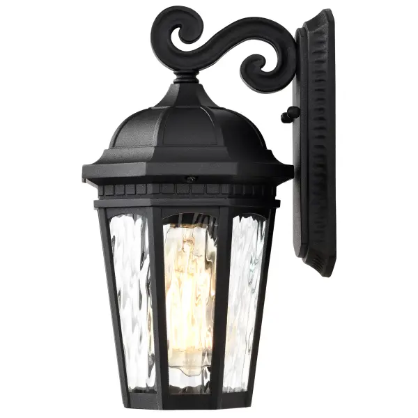 Classic Outdoor Wall Light with Provincial Charm and Water Glass Detail - Image 5