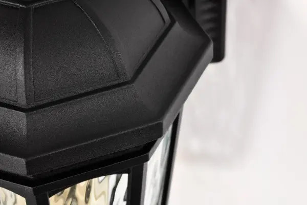 Classic Outdoor Wall Light with Provincial Charm and Water Glass Detail - Image 9