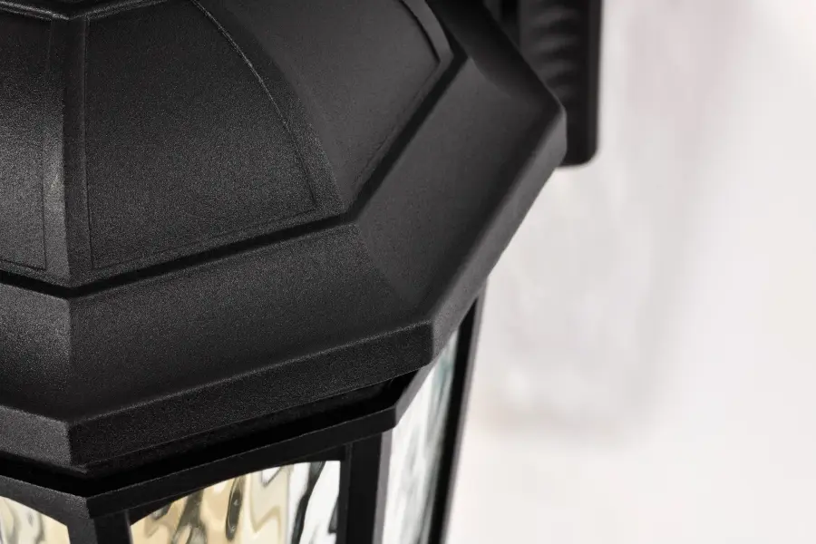 Classic Outdoor Wall Light with Provincial Charm and Water Glass Detail - Image 9