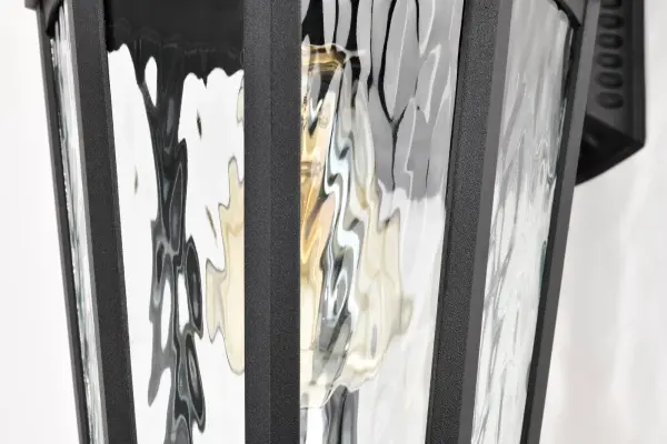 Classic Outdoor Wall Light with Provincial Charm and Water Glass Detail - Image 12