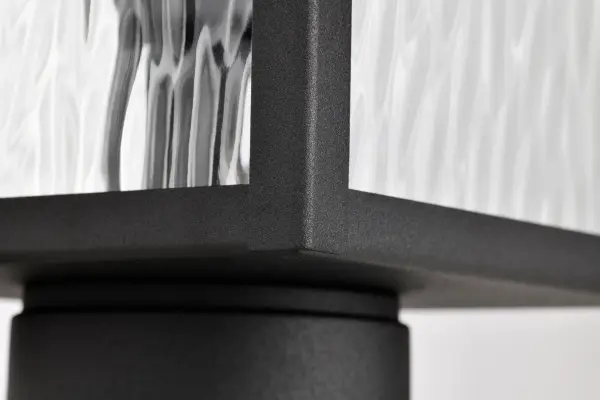 Austen 20" Outdoor Post Light Lantern in Matte Black - Image 11
