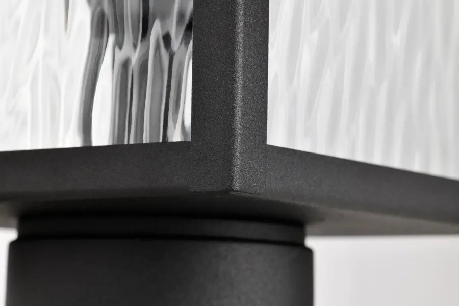Austen 20" Outdoor Post Light Lantern in Matte Black - Image 11