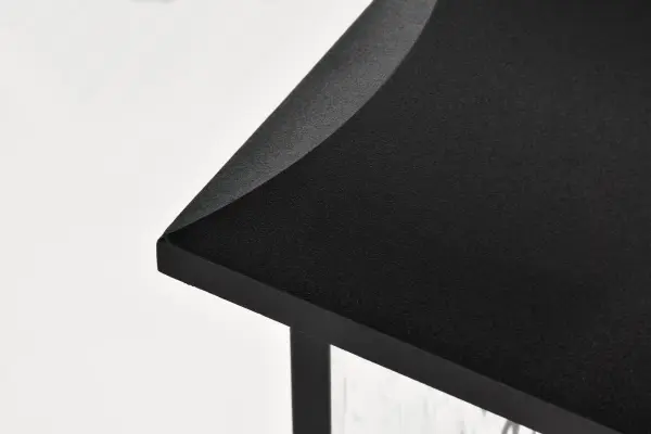 Austen 20" Outdoor Post Light Lantern in Matte Black - Image 6