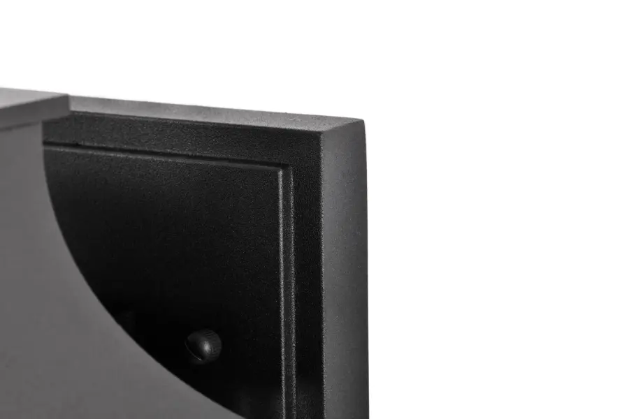 Austen Outdoor Large Wall Light - Matte Black with Clear Water Glass - Image 14