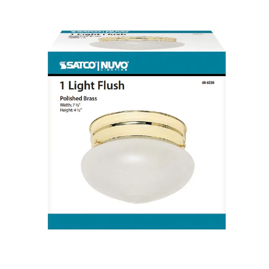 Small Frosted Grape Mushroom Flush Mount - Image 2
