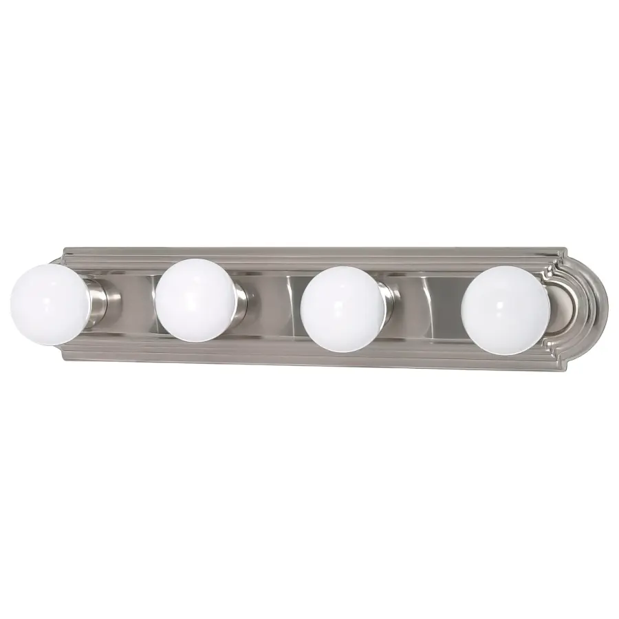 4-Light Racetrack Vanity Light - 24 Inch - Image 1