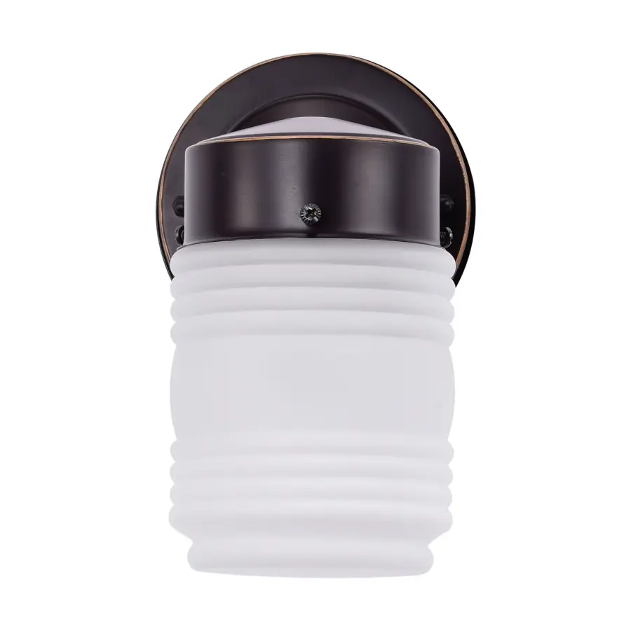 Mason Jar Outdoor Wall Light with Frosted Glass - Image 3