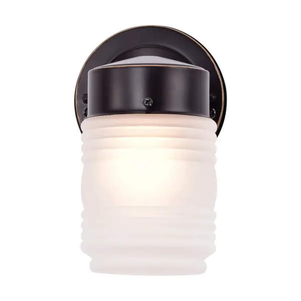 Mason Jar Outdoor Wall Light with Frosted Glass - Image 4
